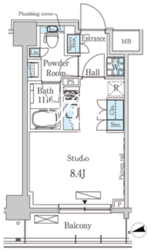 CORVAL大森 206 間取り図