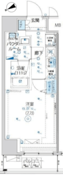 アルテシモヴェント 202 間取り図