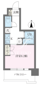 レジデンス門前仲町 902 間取り図