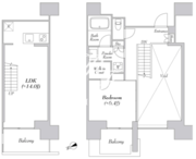 カナルフロント芝浦 302 間取り図