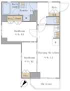 ブリリアイスト文京茗荷谷 401 間取り図