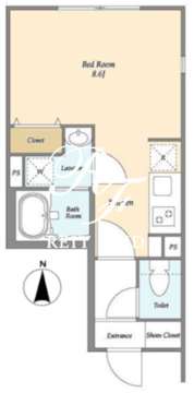 ルオーレ武蔵小山 202 間取り図