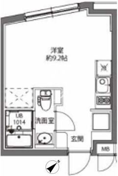 ディームス大井町フォレスト フォレスト512 間取り図