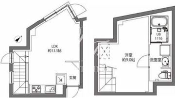 ディームス大井町フォレスト フォレスト315 間取り図