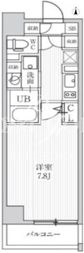 ルネサンスコート両国 503 間取り図
