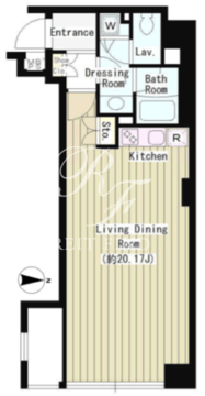 クレアーレ麹町 501 間取り図