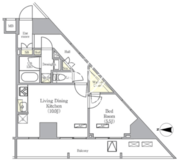 グラシアプレイス曳舟 1204 間取り図