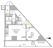 グラシアプレイス曳舟 705 間取り図