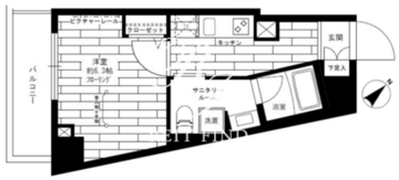 ステージファースト東日本橋 1001 間取り図