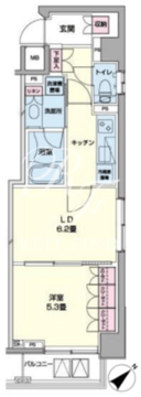 プライムアーバン日本橋浜町 204 間取り図