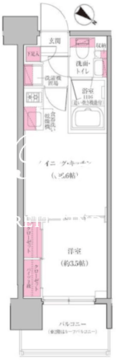 レジディア門前仲町プレイス 908 間取り図