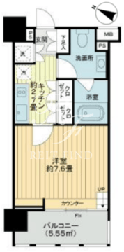 イクサージュ目黒 101 間取り図