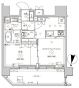 グラシアプレイス錦糸町 702 間取り図