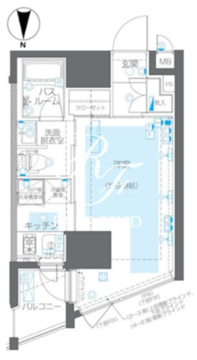 ズーム目黒かむろ坂 308 間取り図