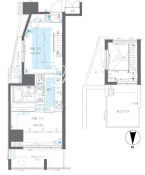 ズーム目黒かむろ坂 701 間取り図