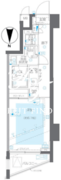 ズーム目黒かむろ坂 406 間取り図