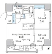 カーサスプレンディッド恵比寿1丁目 203 間取り図