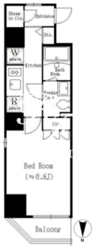 墨田ＭＩＫＡＧＥ 403 間取り図