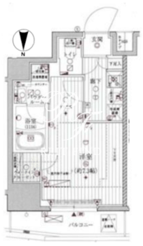メインステージ浅草国際通り 302 間取り図