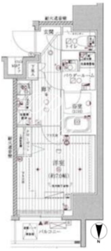 メインステージ浅草国際通り 303 間取り図