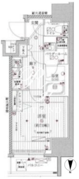 メインステージ浅草国際通り 403 間取り図
