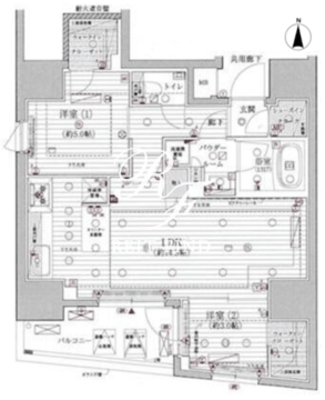 メインステージ浅草国際通り 405 間取り図