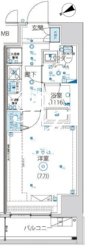 アルテシモヴェント 601 間取り図