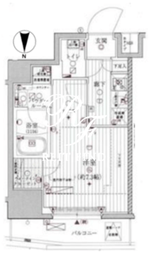 メインステージ浅草国際通り 1102 間取り図