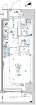 アルテシモヴェント 901 間取り図