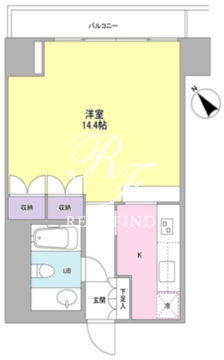 フォレストタウン参宮橋 703 間取り図