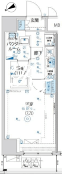 アルテシモヴェント 802 間取り図