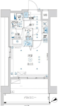 アルテシモヴェント 1103 間取り図