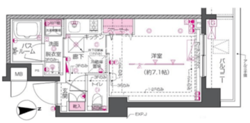 ズーム戸越銀座 101 間取り図