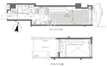 ズーム新宿夏目坂 1002 間取り図
