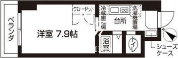 ローズウッド・ハイツ門前仲町 1306 間取り図