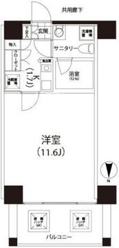 クイズ恵比寿 514 間取り図