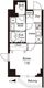 ドゥーエ清澄白河2 306 間取り図