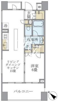 アパートメンツ三田 301 間取り図