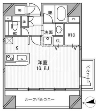浅草橋レジデンス 1301 間取り図