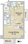 ラフォンテ麻布十番 303 間取り図