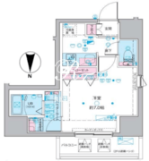 ジェノヴィア南砂町スカイガーデン 704 間取り図