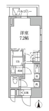 レジディア日本橋馬喰町2 607 間取り図