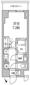 レジディア日本橋馬喰町2 905 間取り図