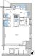 ブラウ戸越銀座スカイ 603 間取り図