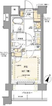 コムレジ赤羽 507 間取り図
