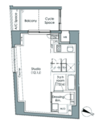 プライムガーデン駒沢大学 202 間取り図