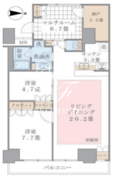 ブリリアイスト東雲キャナルコート 719 間取り図