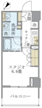 ラドゥセール巣鴨 304 間取り図