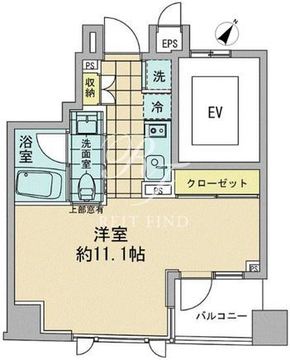 アズ日本橋人形町 205 間取り図
