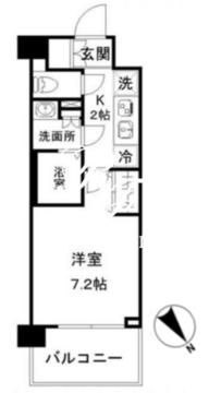 Nステージ赤羽志茂 716 間取り図